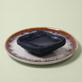 Box of 6 Charcoal Egg Tarts with Sea Salt Kaya